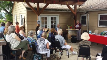 Lend an Ear 2015 - Audience listens to MaryJane Nordgren read,