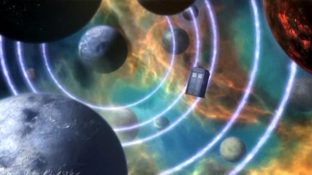 Doctor Who - the Stolen Earth screencap.